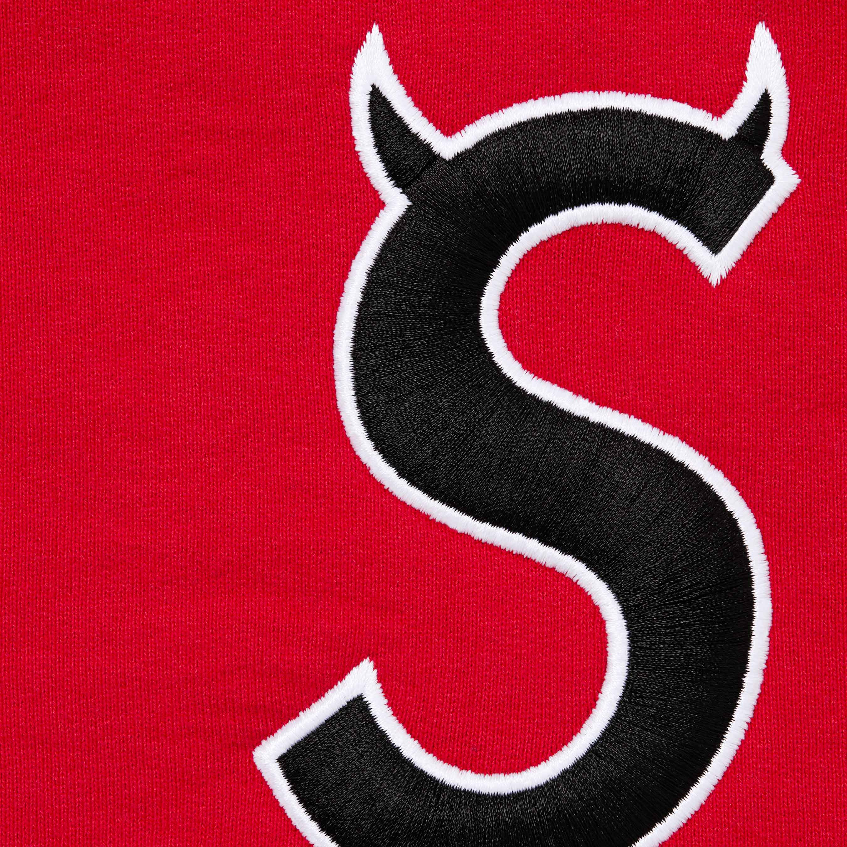 Devil S Logo Zip Up Hooded Sweatshirt view 3